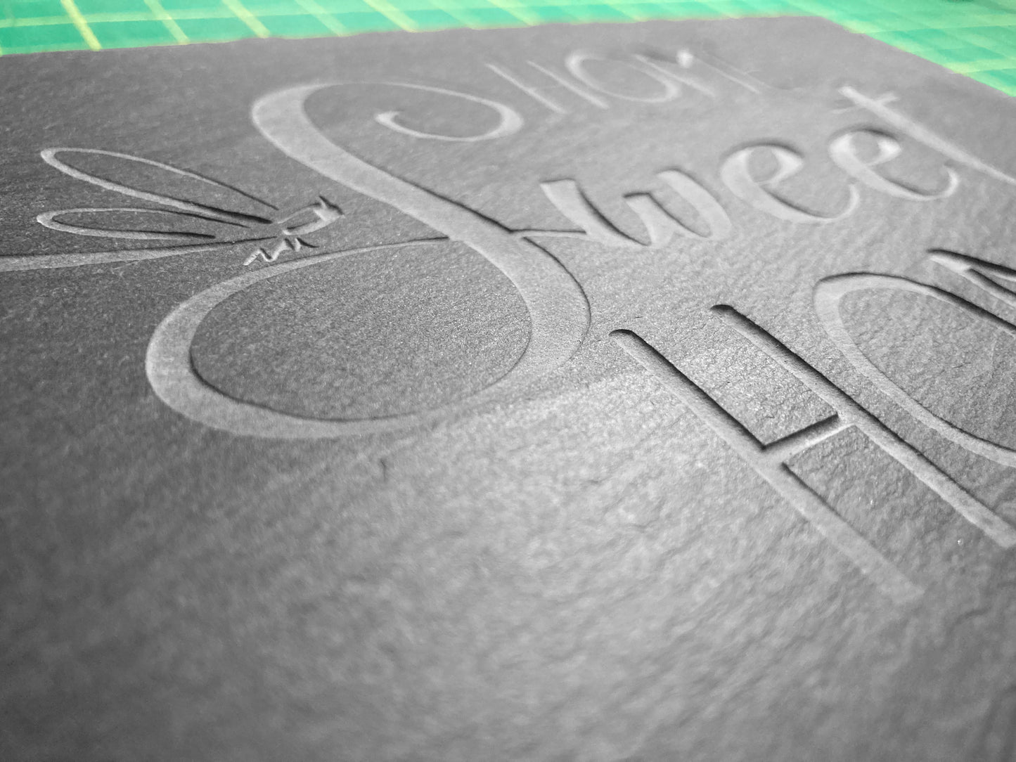 Home Sweet Home Slate Desk Sign - Shelf Sign.