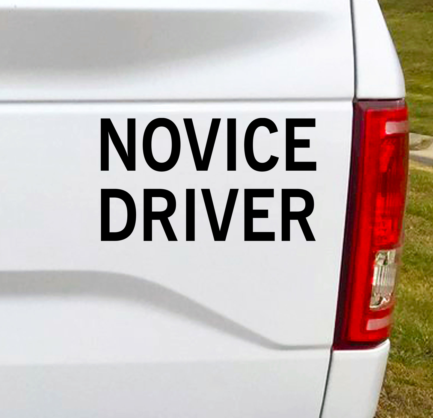 This Novice Driver car decal will inform your fellow drivers that there is a student driver behind the wheel. This should allow a little more patience and allow a little more distance between vehicles. 7"W x 4"H Vinyl Car Decal, Car Sticker, Car Vinyl, Bumper Sticker, Vinyl Stickers, Vinyl Sticker.