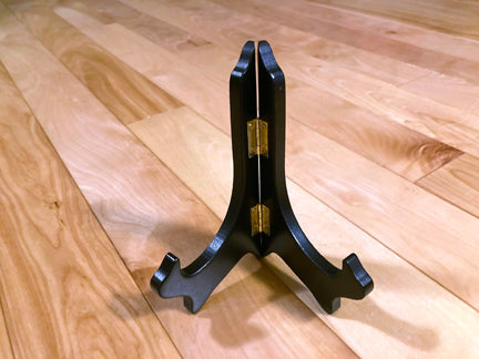 4-inch wooden display stand for a slate sign.