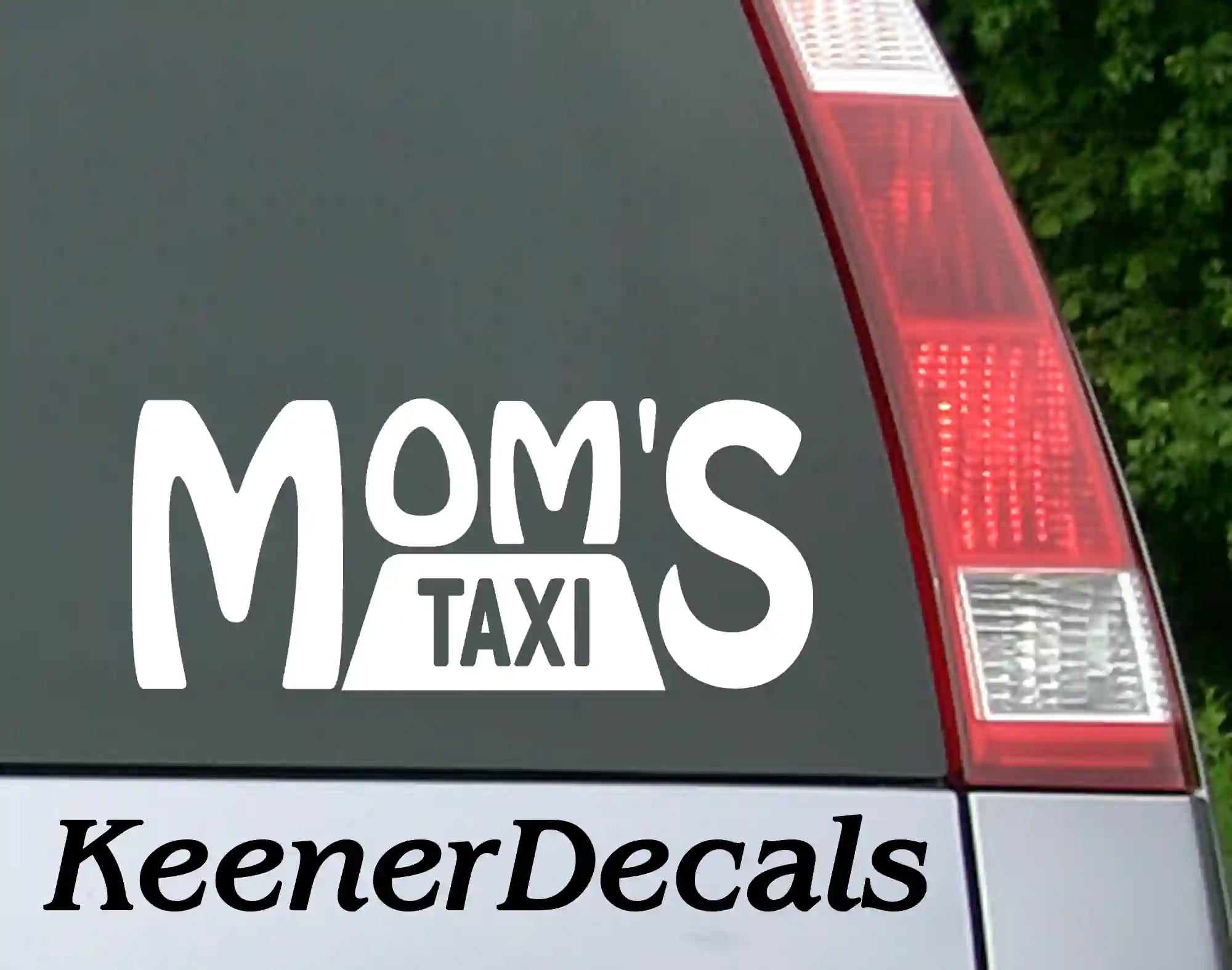 Mom's Taxi - Vinyl Car Decal Bumper Sticker