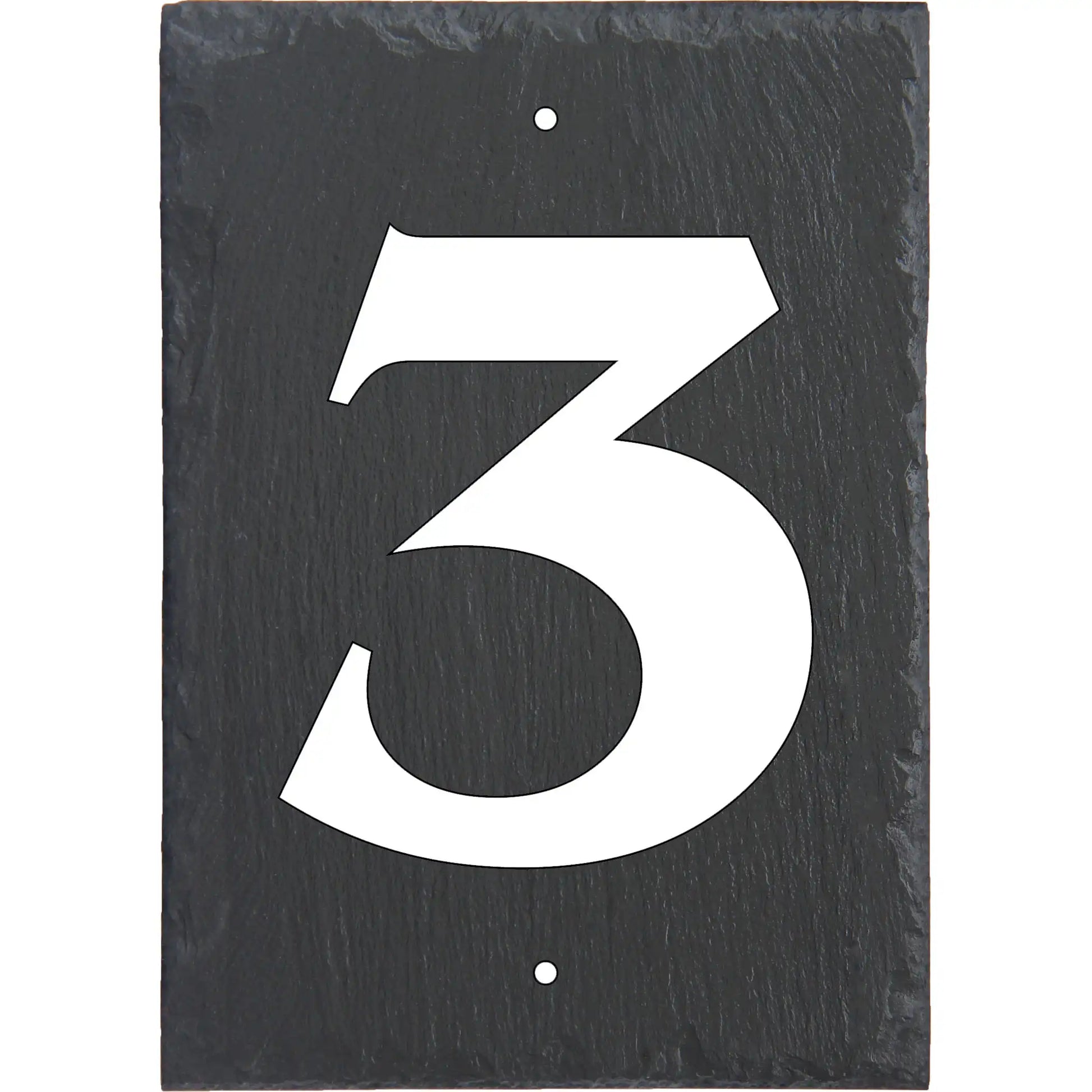 Slate House Number - Single 3.