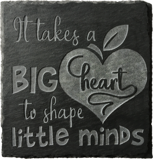 It takes a big heart to shape little minds. This coaster 4pk is the perfect gift for that amazing teacher.