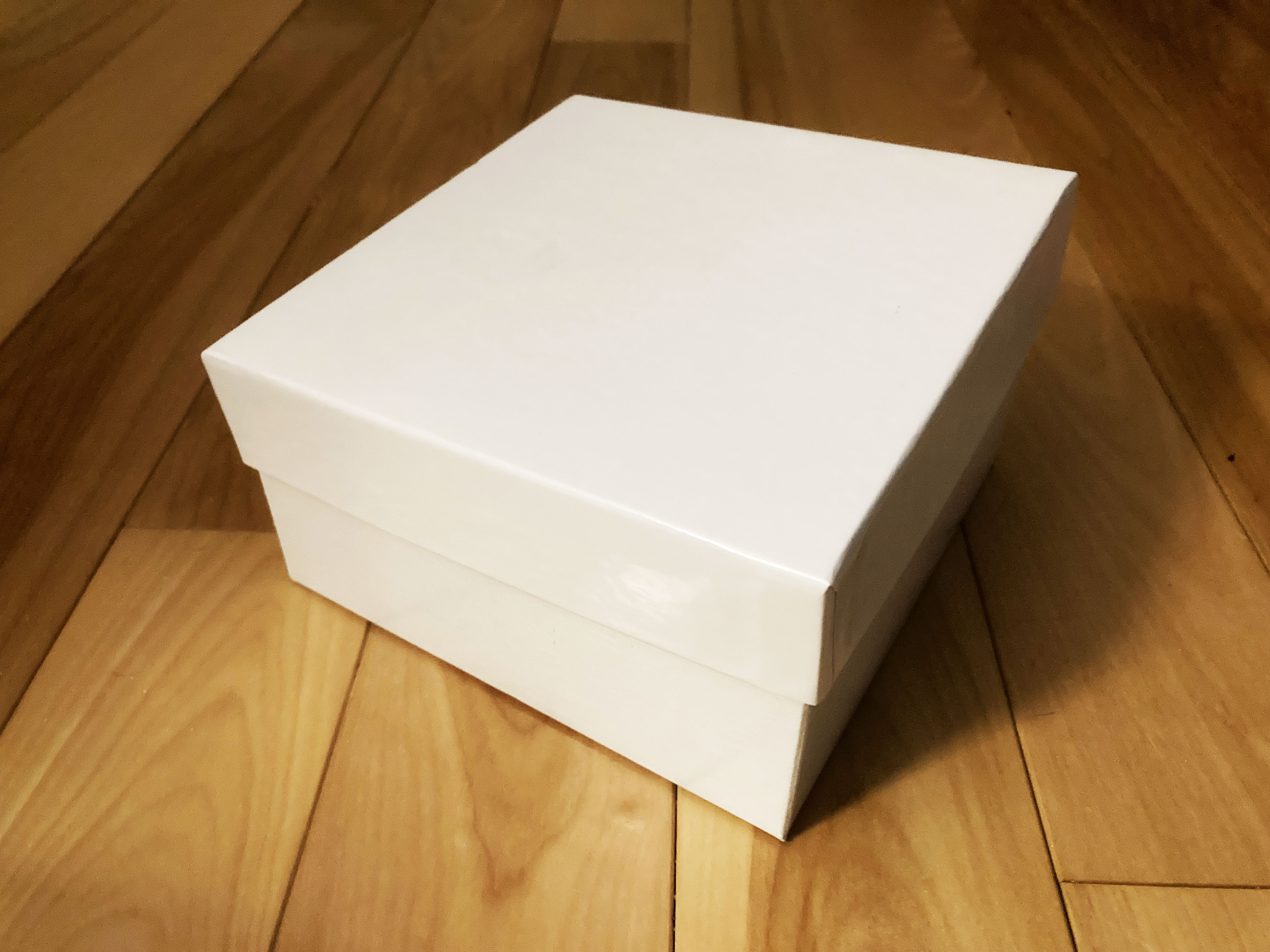 Premium gift box to can fit a full set of 4 coasters with coaster holder.